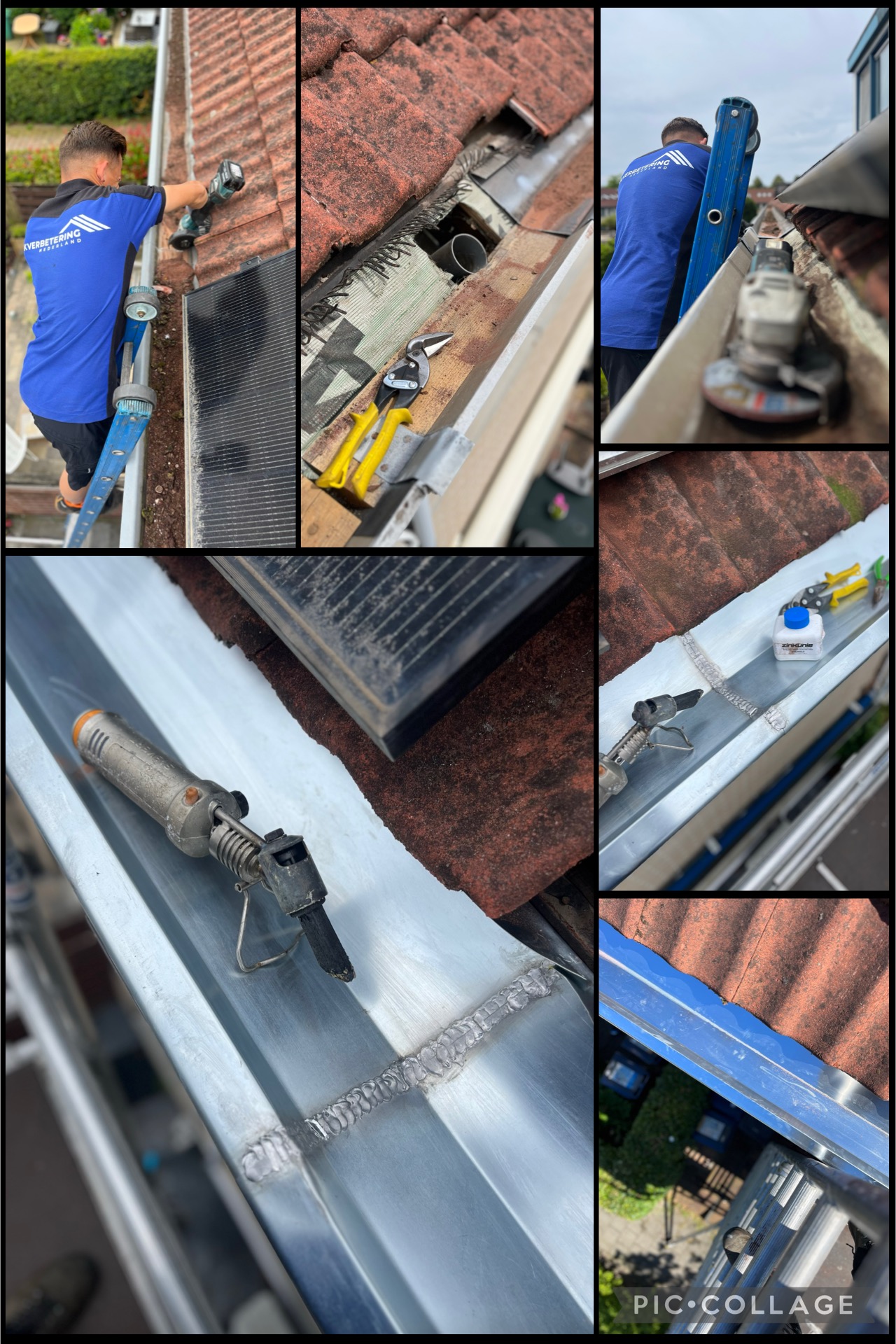 Foto van Zink renovatie